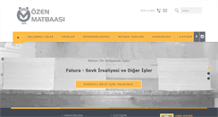 Desktop Screenshot of ozenofsetmatbaa.com
